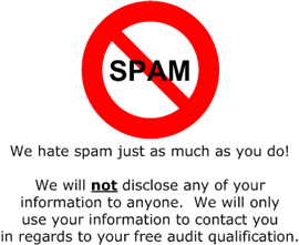We do not spam!